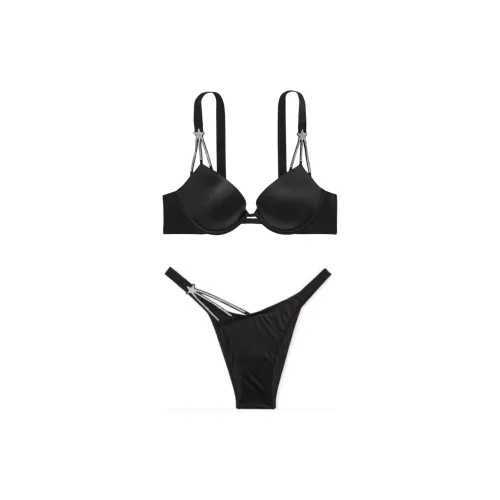 Victoria's Secret Набор Черное Женское нижнее белье Комплекты