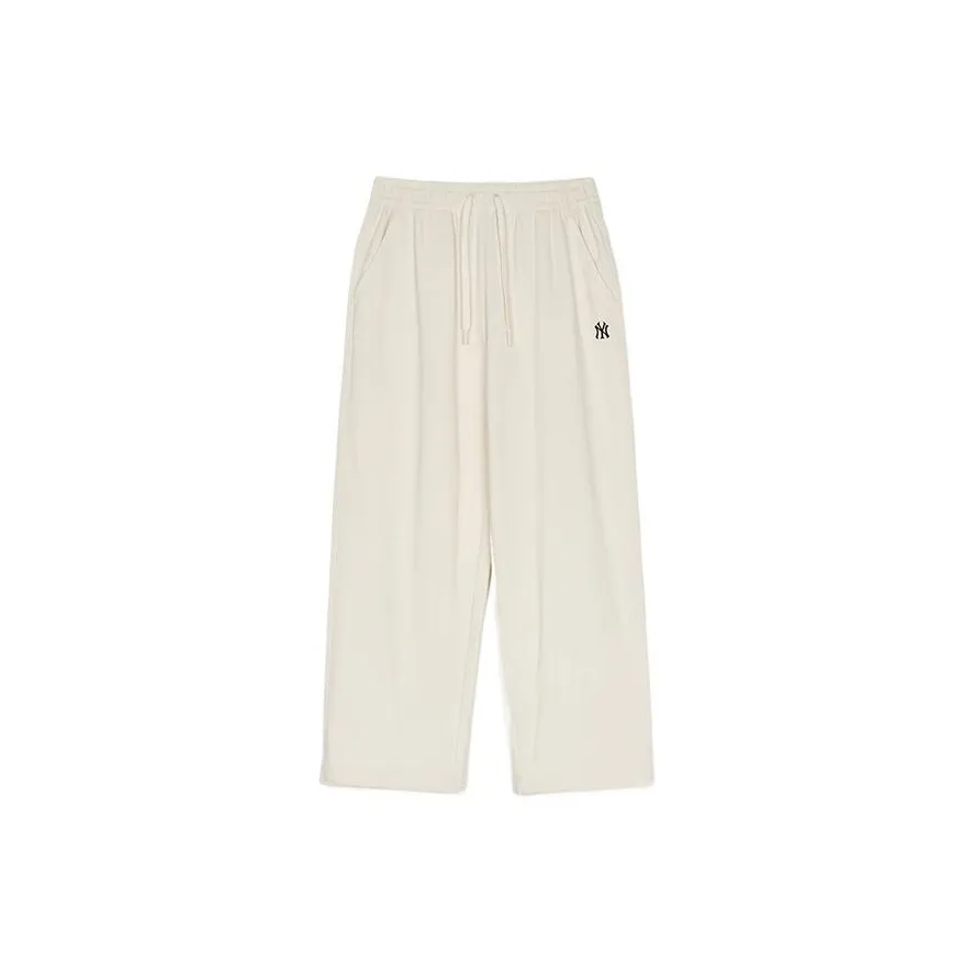 Mlb Base Logo New York Yankees Повседневные штаны Унисекс Кремовый