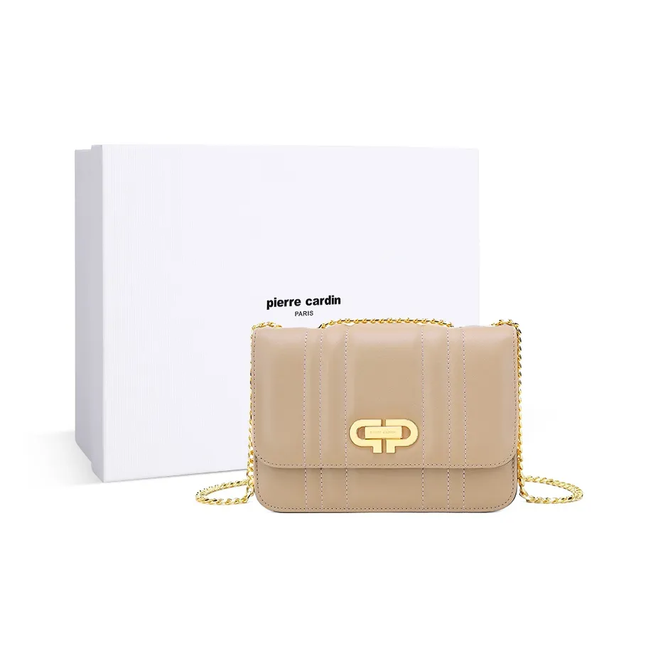 PIERRE CARDIN Crossbody Bag Сумка через плечо Естественная кожа Элегантность Женская Хаки