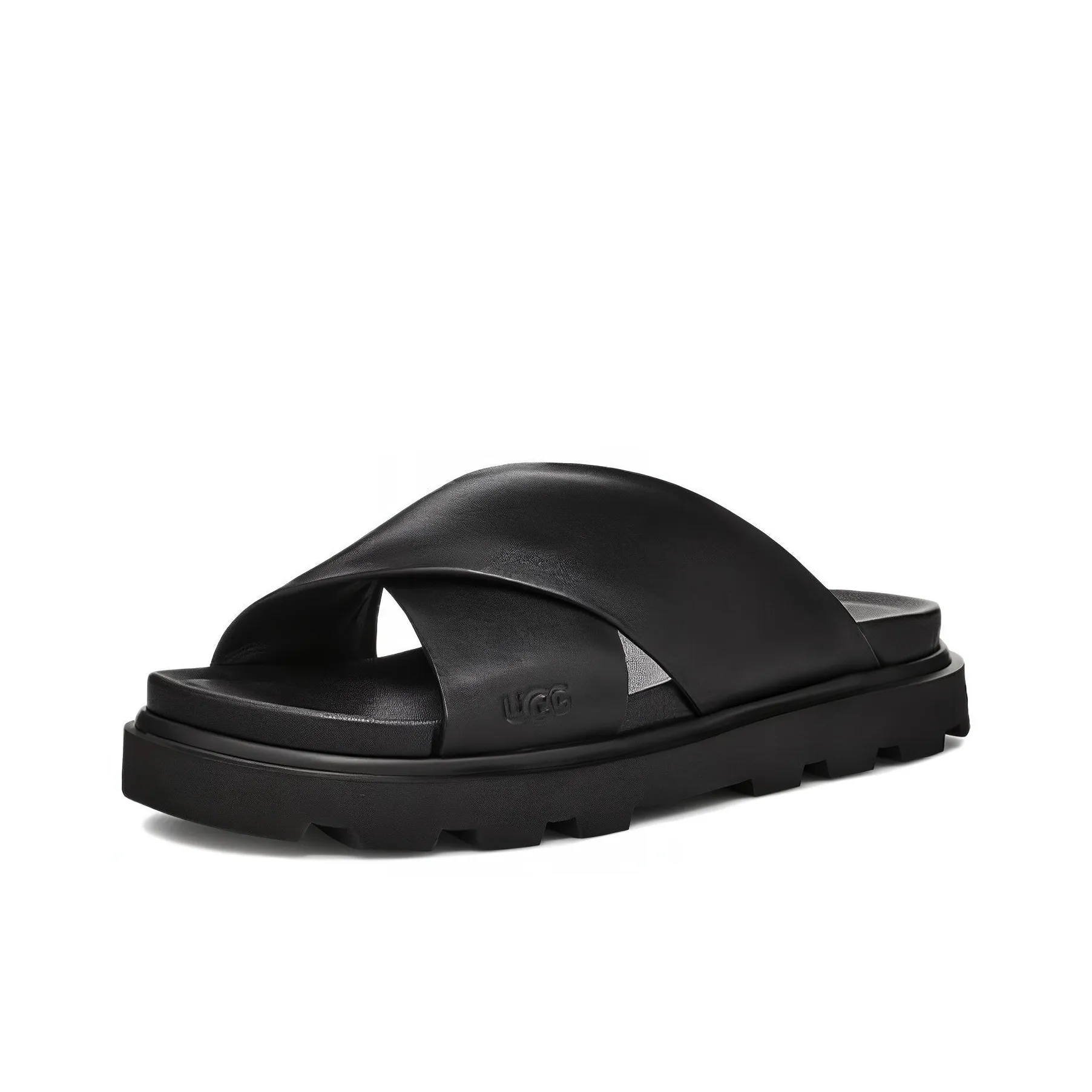 UGG Capitelle Crossband Sandal Black Women's