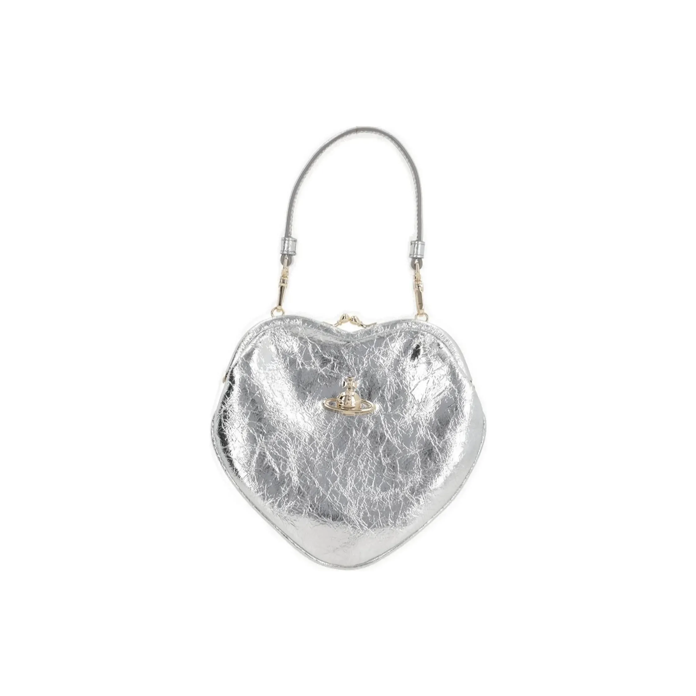 Vivienne Westwood Orb Plaque Metallic Effect Tote Bag