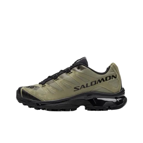 SALOMON XT 4 Повседневная обувь Низкий Топ Черно-зеленый Унисекс