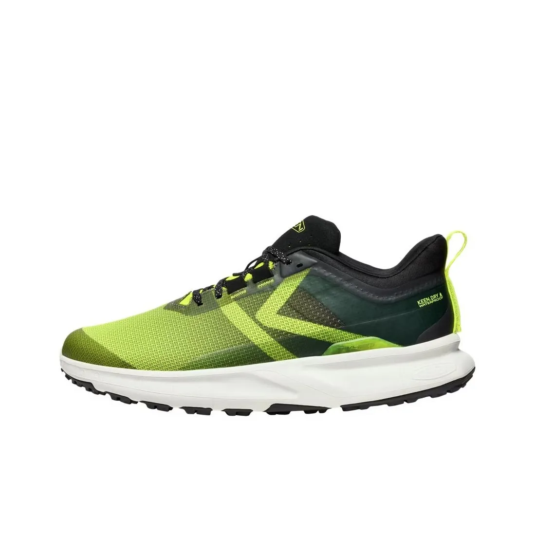 KEEN Anti-Slip Wear-Resistant Low-Top Trail Running Running Shoes Men's Yellow Green