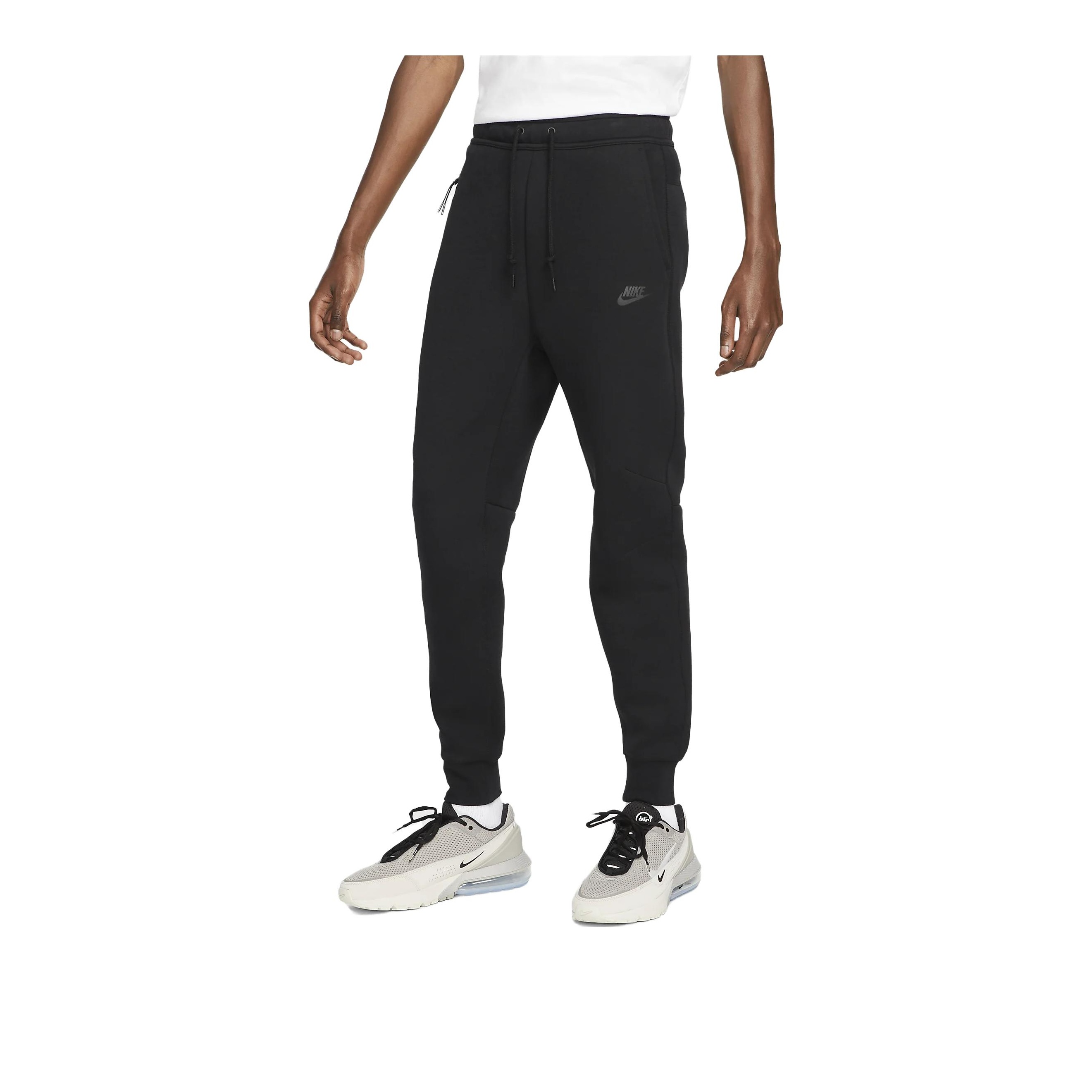 nike jogging bottoms black
