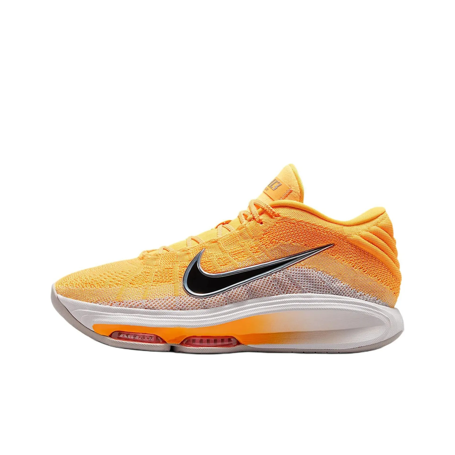 Nike Air Zoom GT Hustle 3 Slip-resistant Abrasion-resistant Low-top Basketball Shoes Men's Orange Gray Найк Эйр Зум GT Хустл 3 Противоскользящий Устойчивый к истиранию Низкий Топ Баскетбольные Кроссовки Мужские Оранжевый Серый