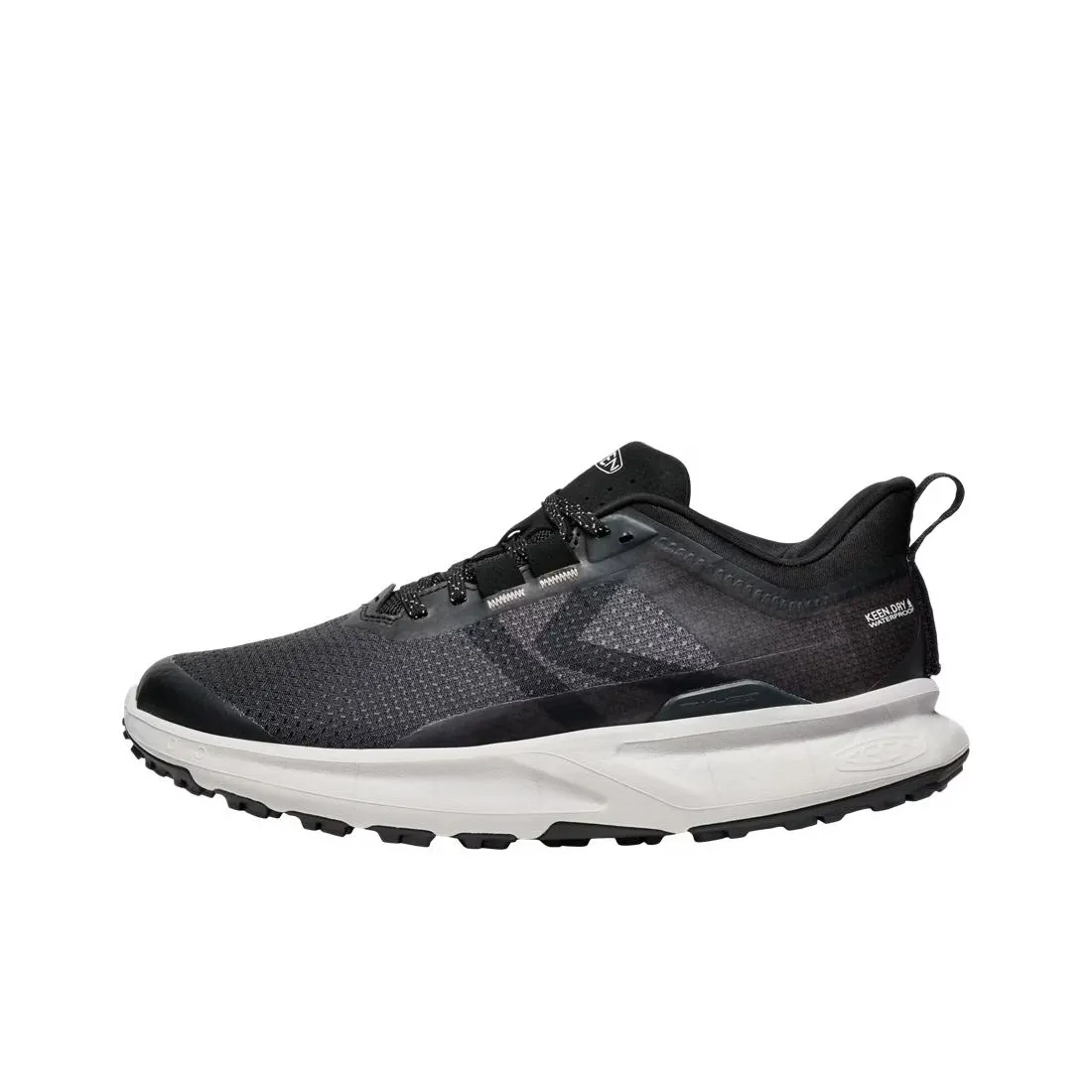KEEN Cushioning Wear Resistant Low Top Trail Running Running Shoes Men's Black