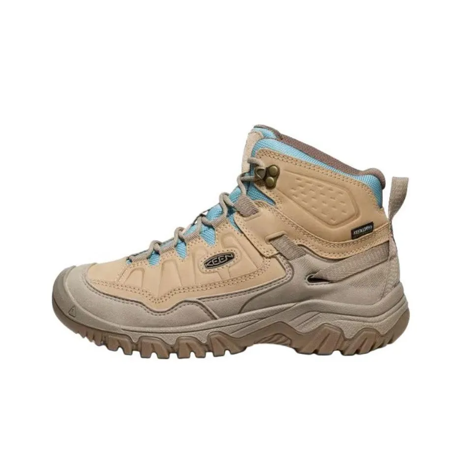 KEEN Targhee 4 Slip-Resistant Abrasion-Resistant MID Топ Альпинистская Обувь Женская Светлый Умбра