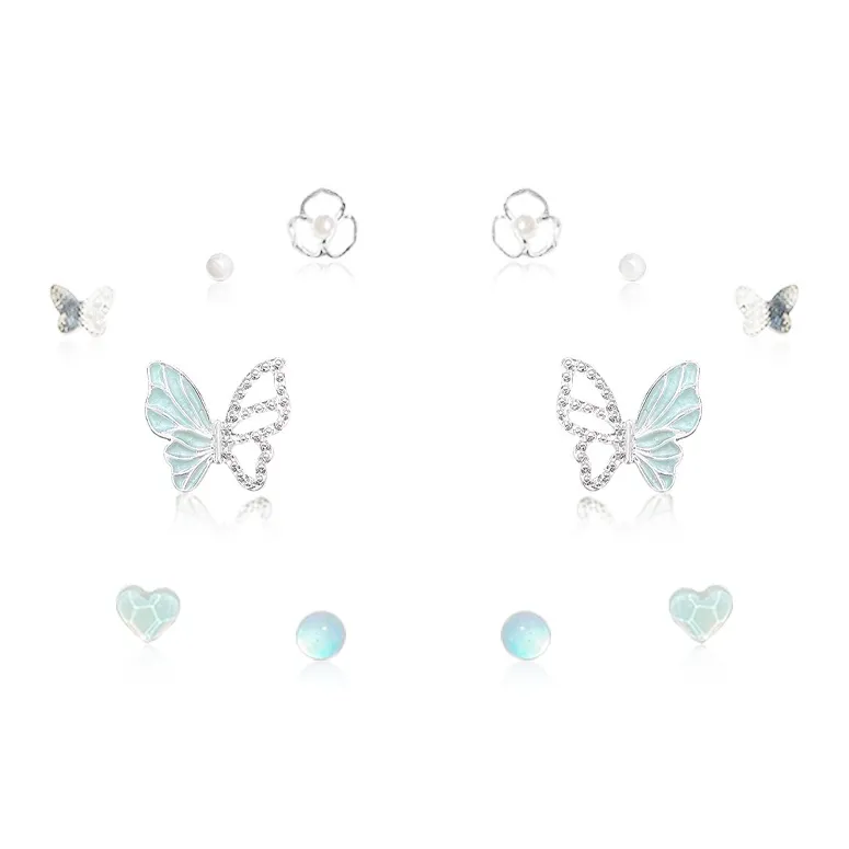 COPI S925 Серебряные Серьги-гвоздики Needle Унисекс