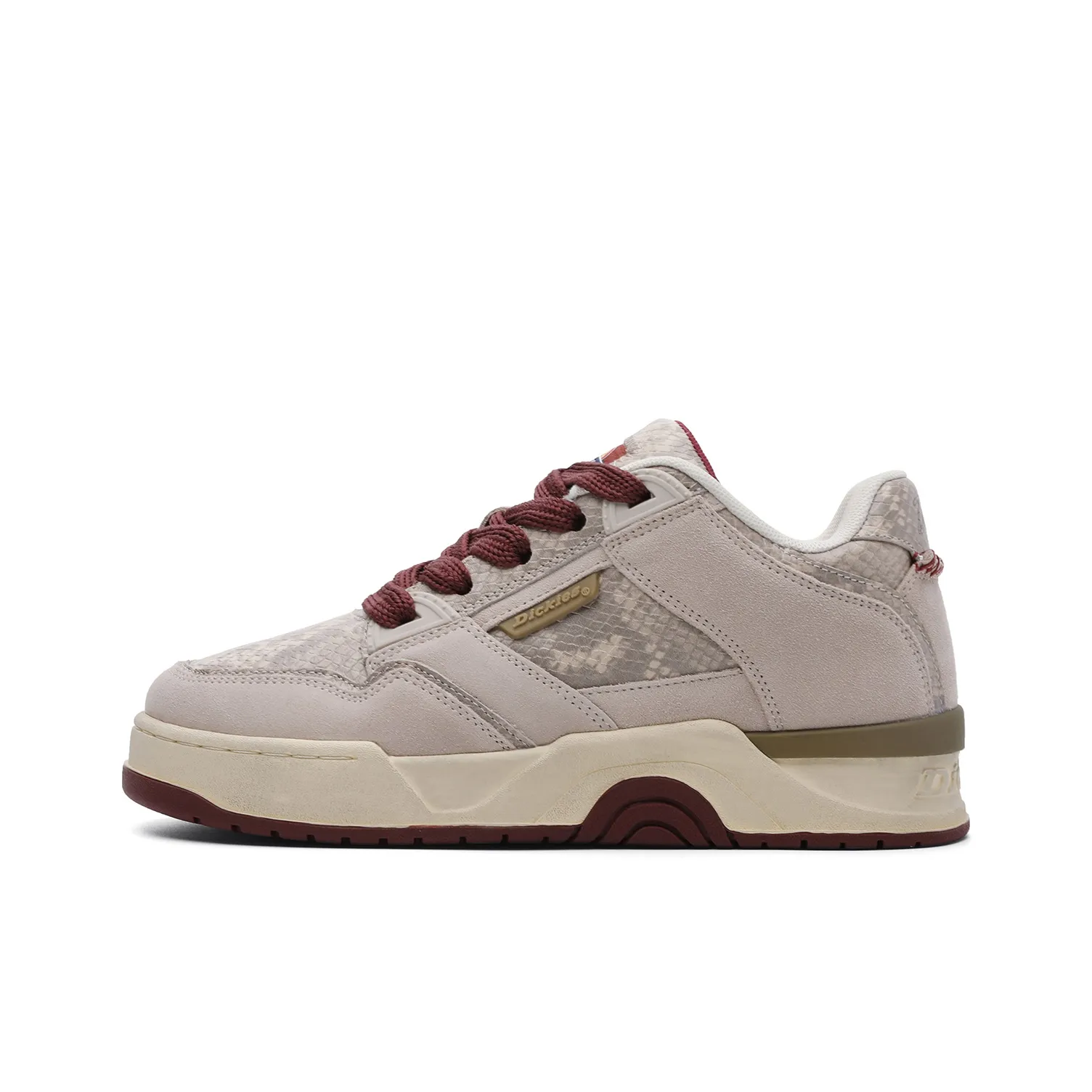 Dickies Low-Top Скейтборд Кроссовки Унисекс Бежево-Красные