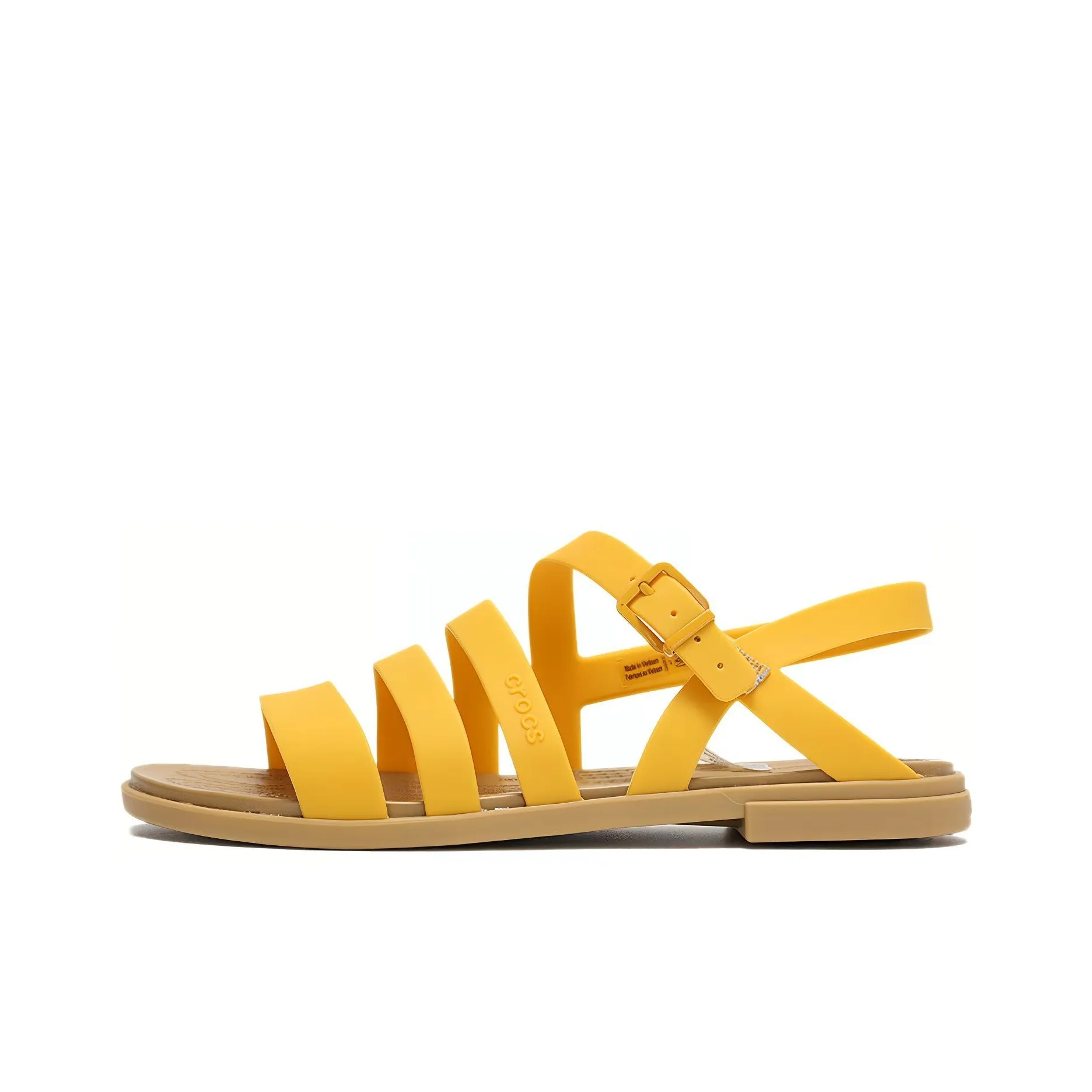 Сандалии Crocs Tulum в римском стиле женские желтые