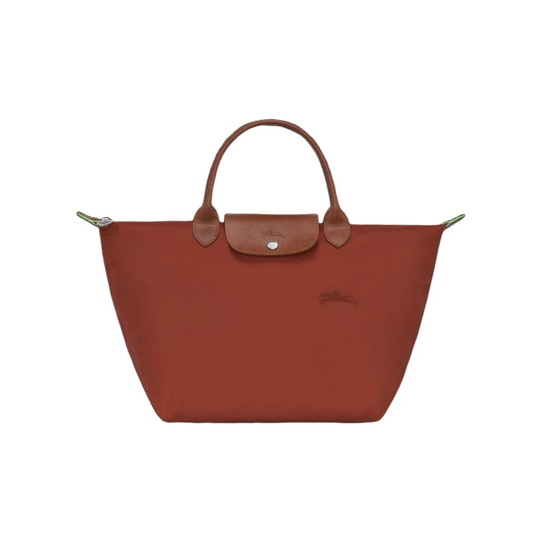 LONGCHAMP Le Pliage Green Полиамид Сумка Средний Женский Терракотовый Красный