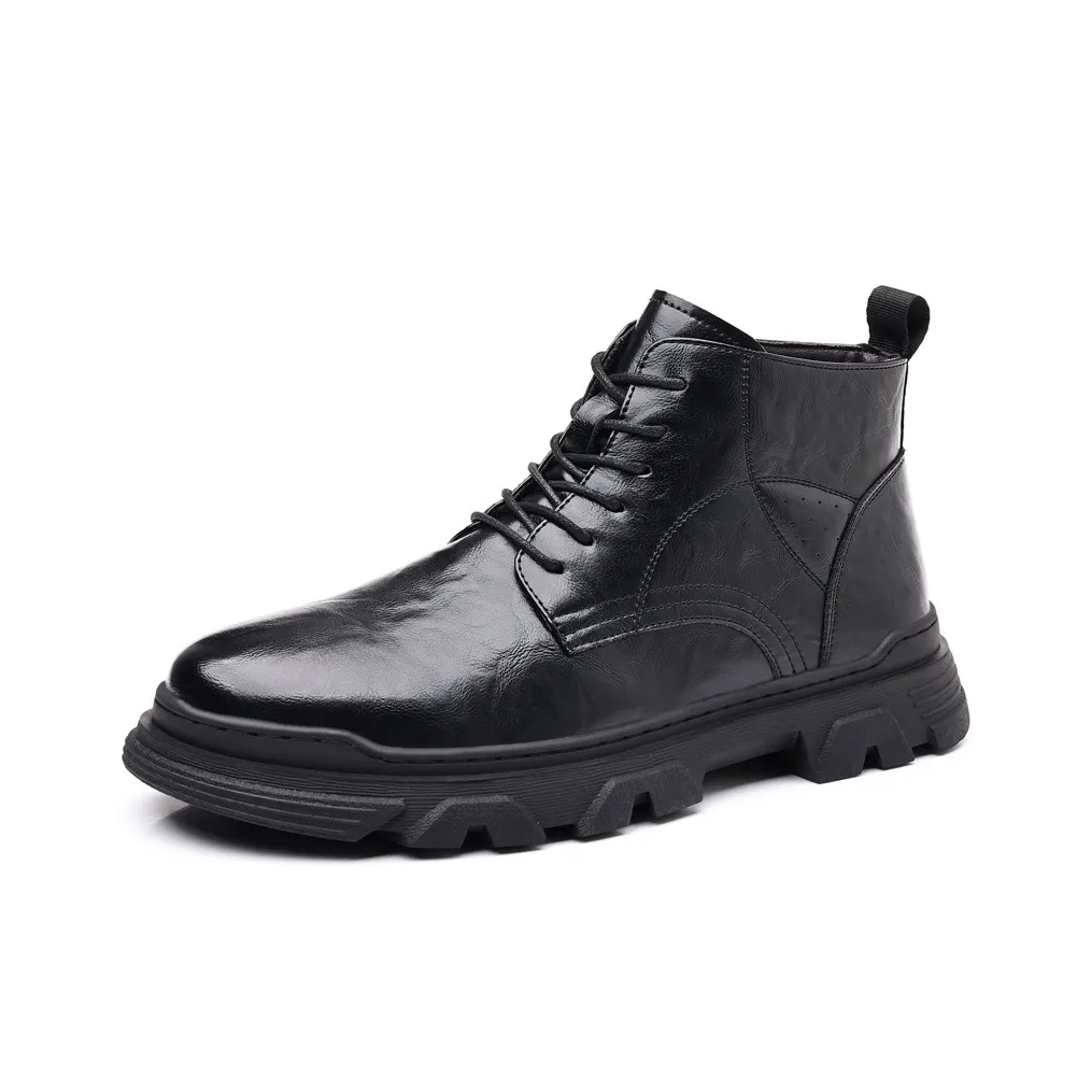 Captain Illy Short Martin Boot Men's Black