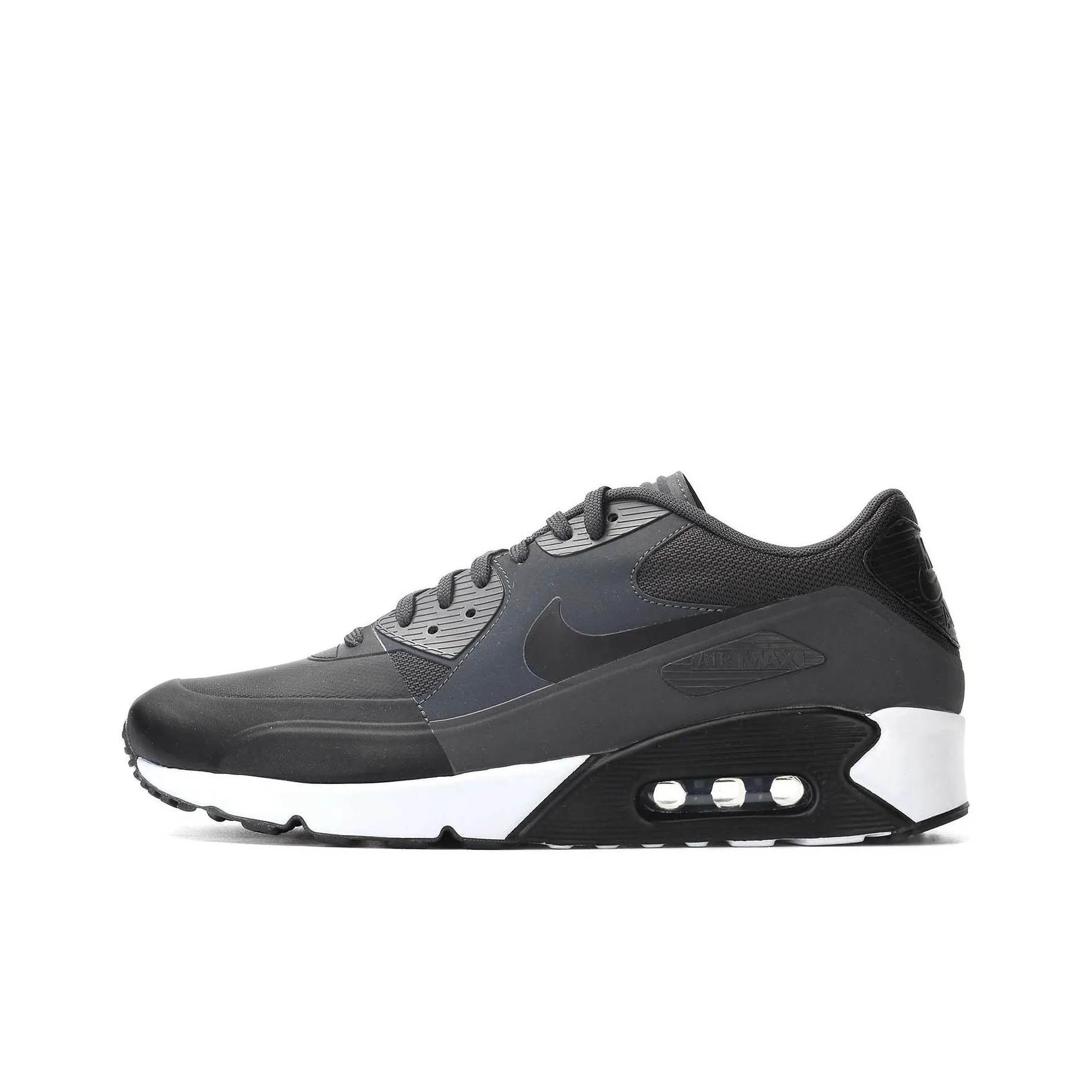 Nike Air Max 90 Low Топ Casual Мужской Черный Серый