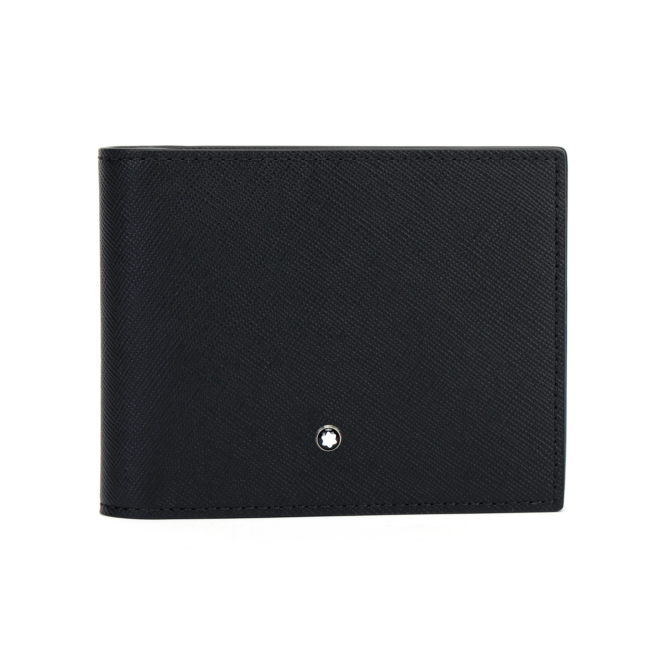 MONTBLANC Full grain Calf Leather Wallet Men's Black