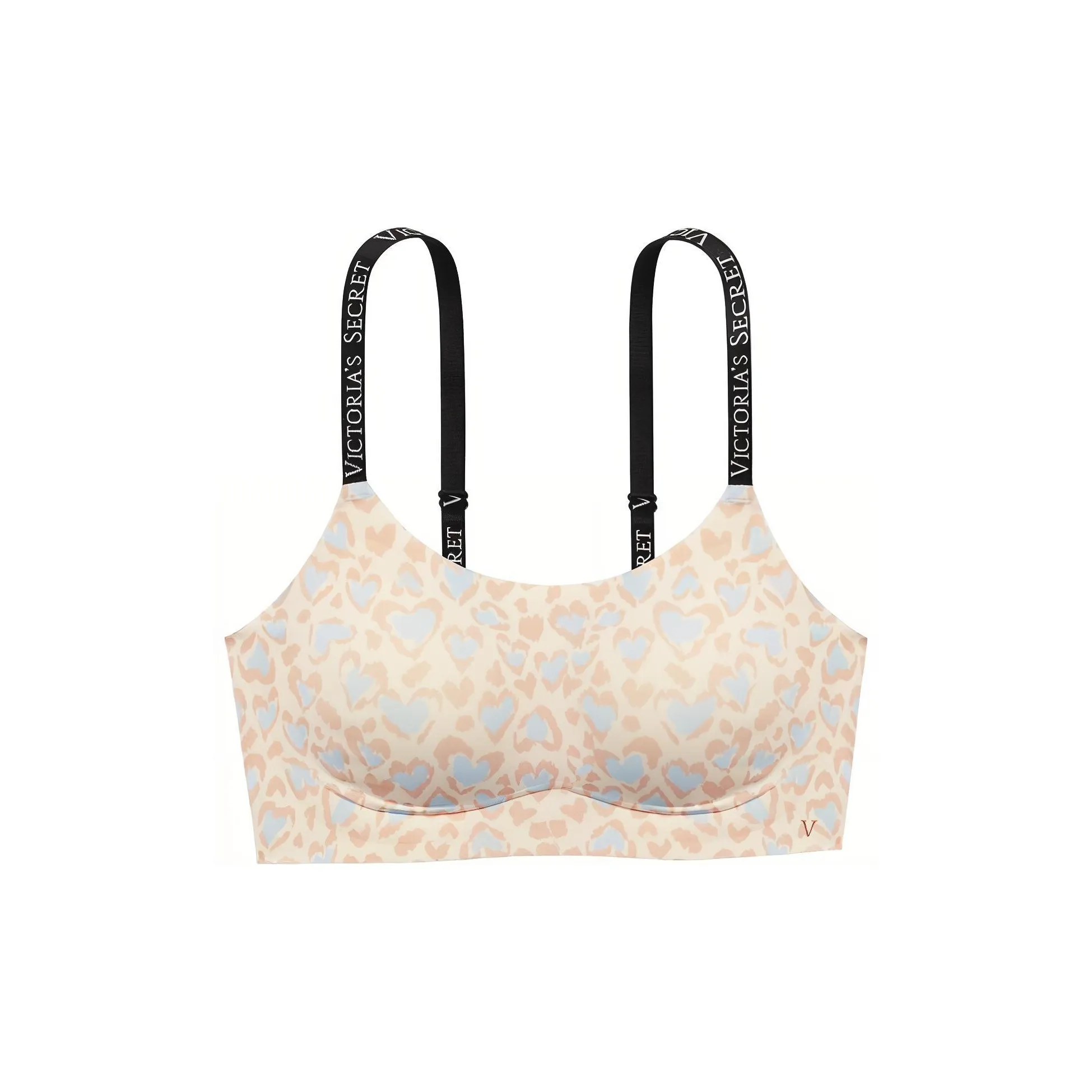 Victoria's Secret Bra Women's Blue Brown Leopard Print