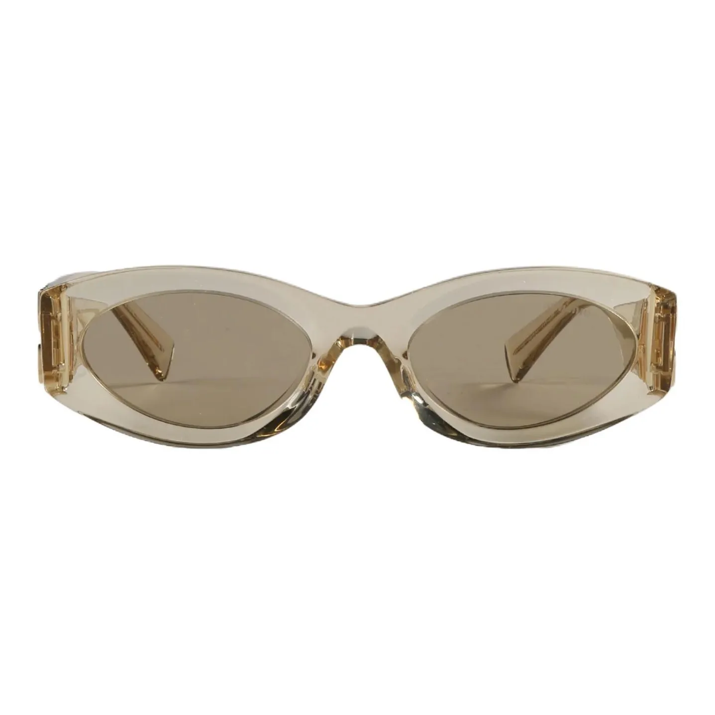 MIU MIU Ацетат OVAL SUNGLASSES Женские Коричневый