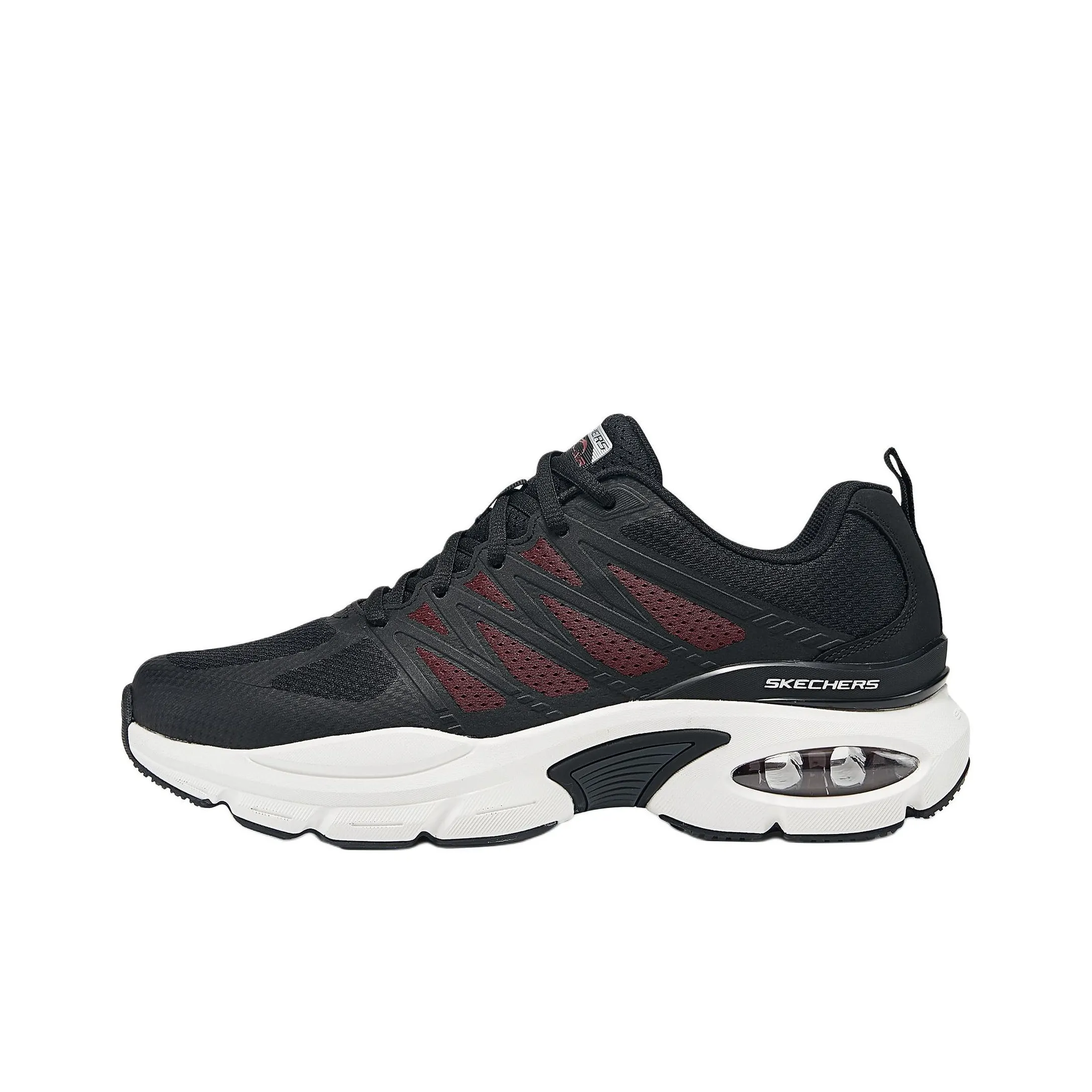 Skechers Sports Life Collection Низкий Топ Casual Мужской Черный Красный