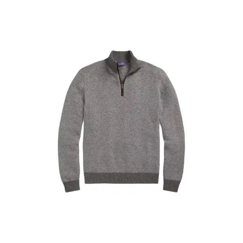 Ralph Lauren Purple Label Серый Мужские кашемировые свитеры