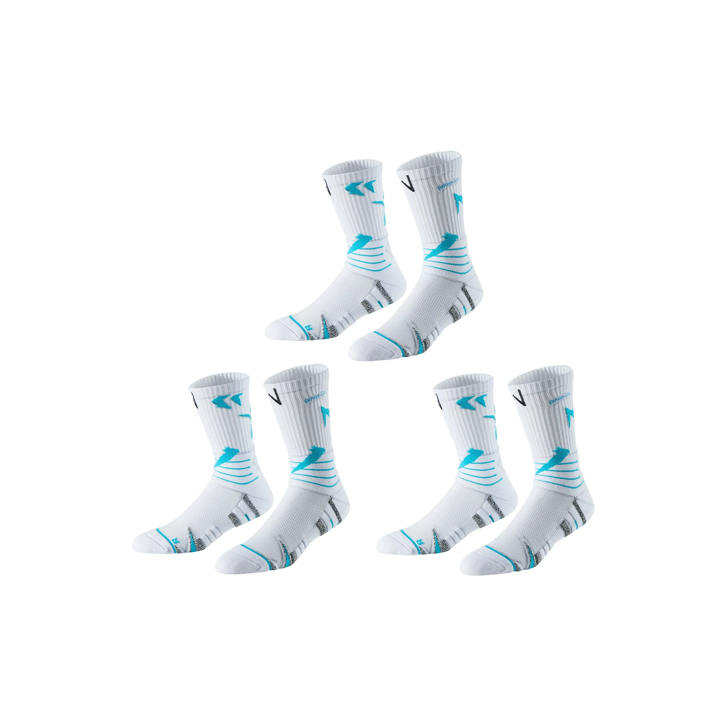 VEIDOORN Баскетбольные носки унисекс упаковка из 3 пар