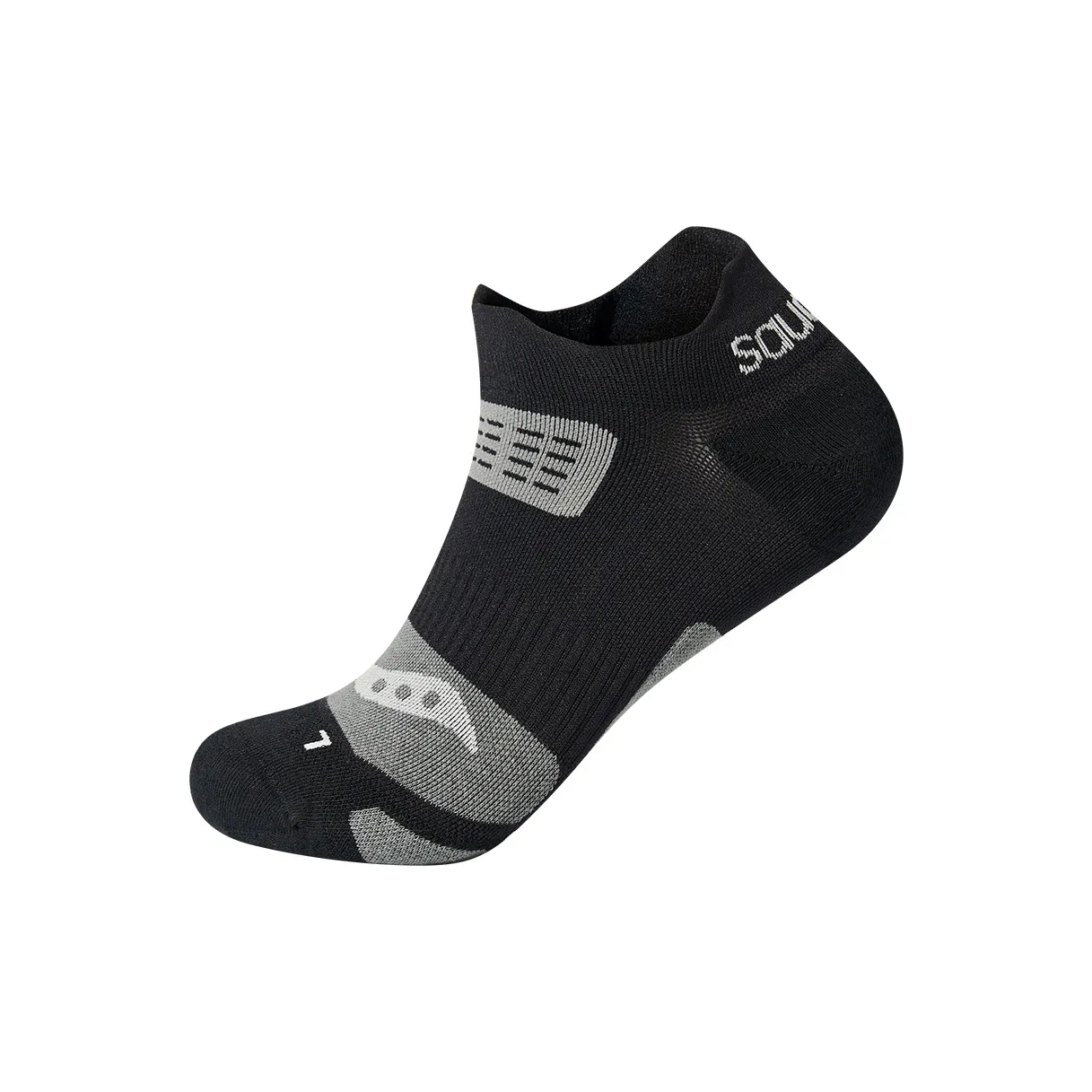 Saucony Низкие носки унисекс 1 упаковка глубокий черный