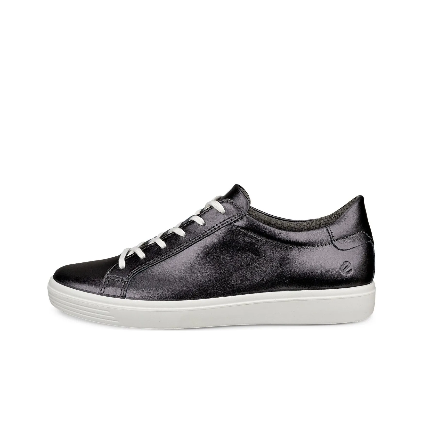 Ecco Мягкий Классический Slip-Resistant Низкий Топ Скейтборд Кроссовки Женские Черный