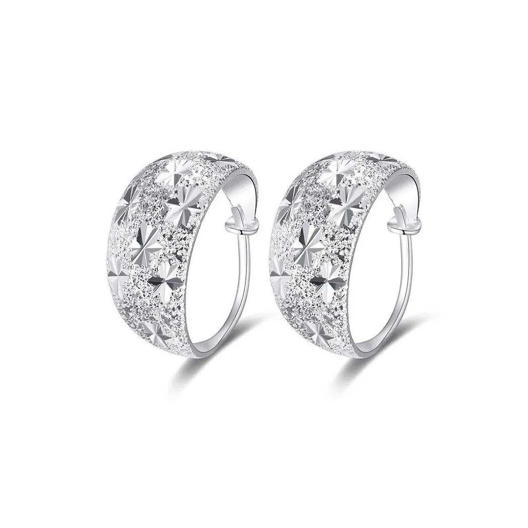JINJI 999 Fine Silver Earrings Women's