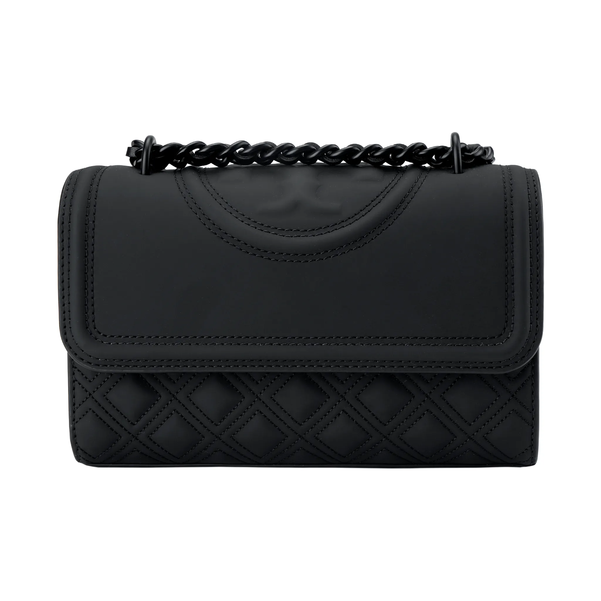 TORY BURCH Fleming PU Handbag, Crossbody Bag, Shoulder Bag Trumpets Women's Black
