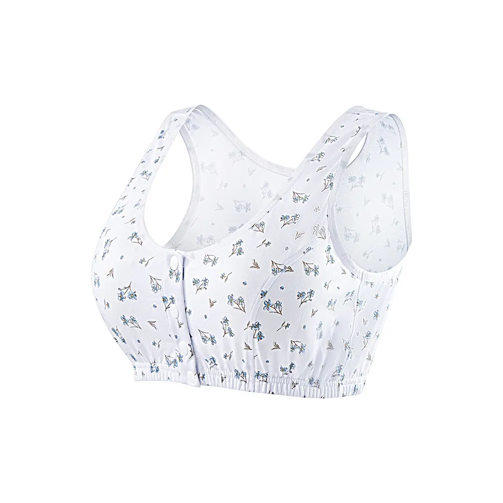 Бюстгальтер Pretty Lady Women's White с голубым цветком