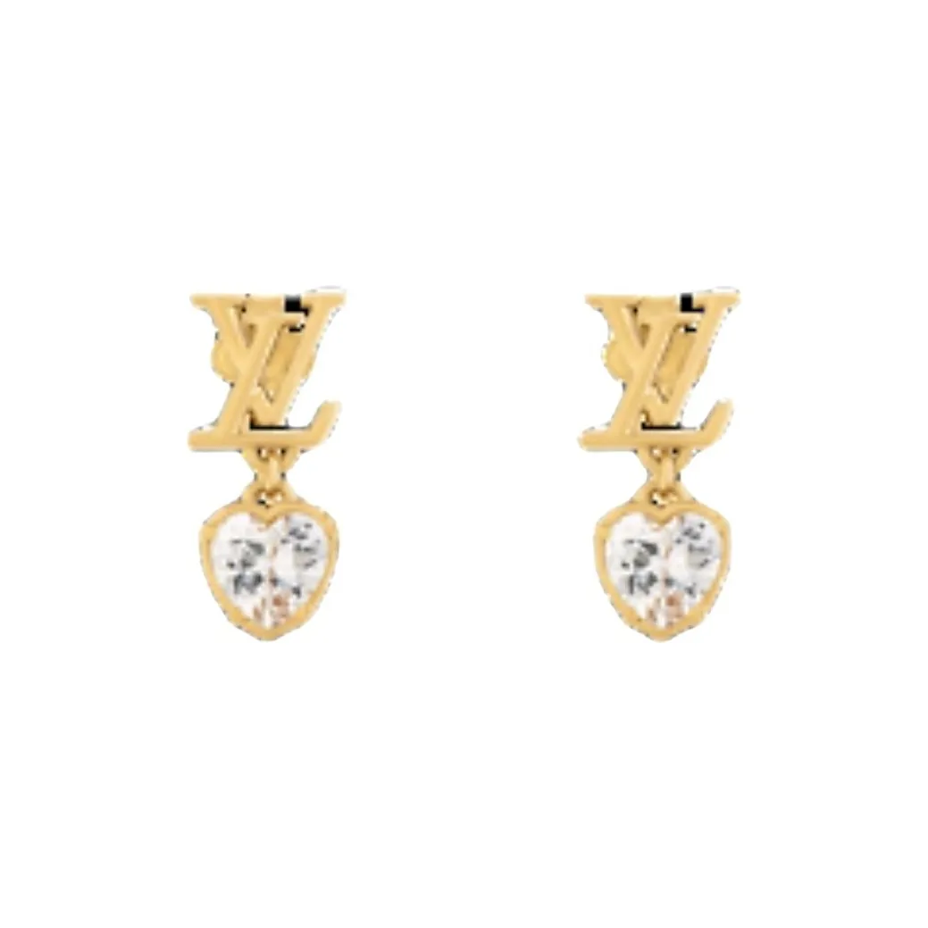 Lv Lv Iconic Heart Earrings