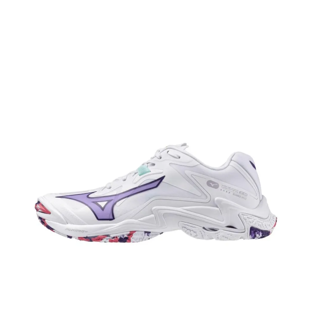 Mizuno Women's Wave Lightning Z8 'White Violet Indigo' Women's
