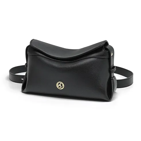 PIERPOLO Коровья кожа Подушка Сумка Сумка через плечо для ежедневного использования Женская Черная Коричневая