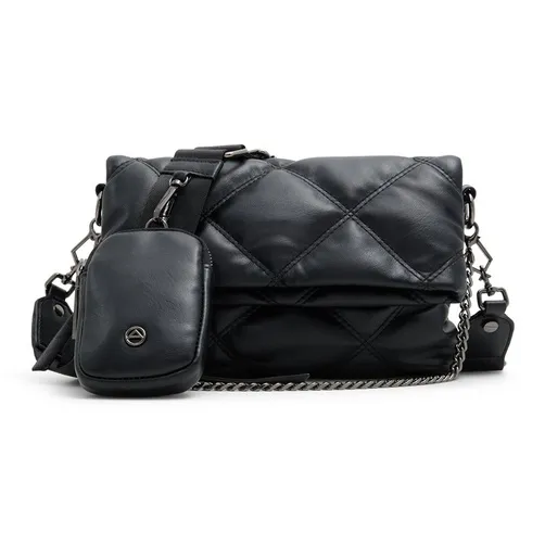 ALDO Сумка через плечо из искусственной кожи среднего размера женская черная