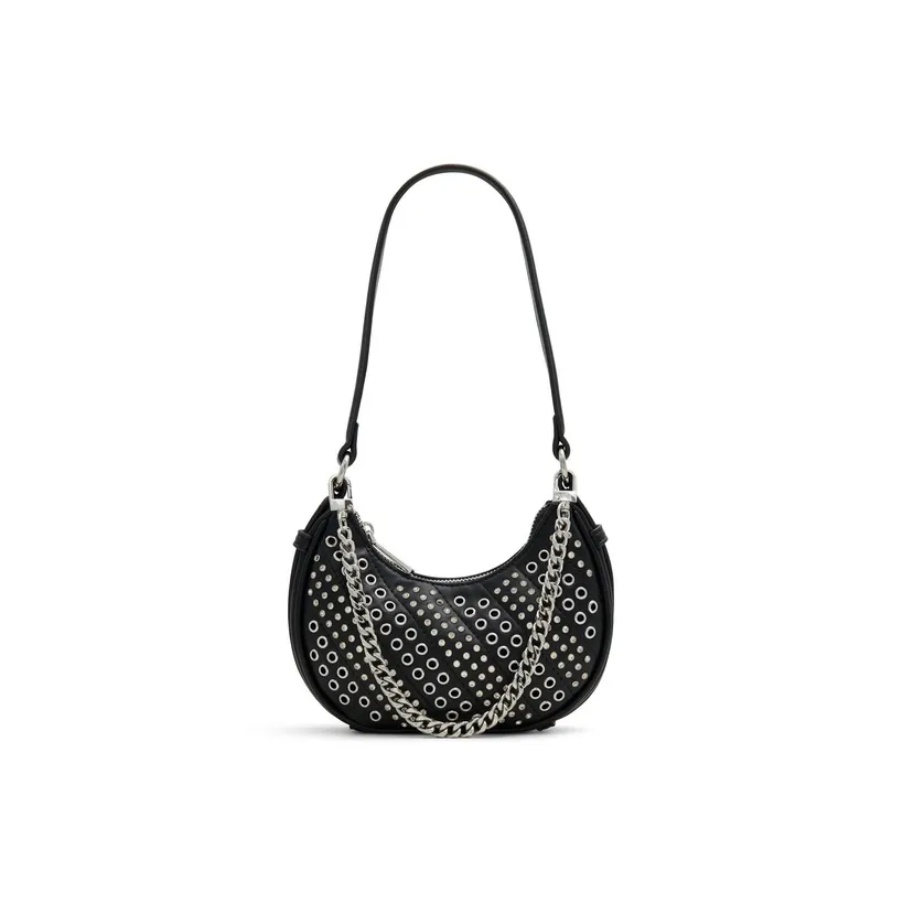 ALDO Искусственная кожа Полумесяц Сумка через плечо Средняя Женская Черная