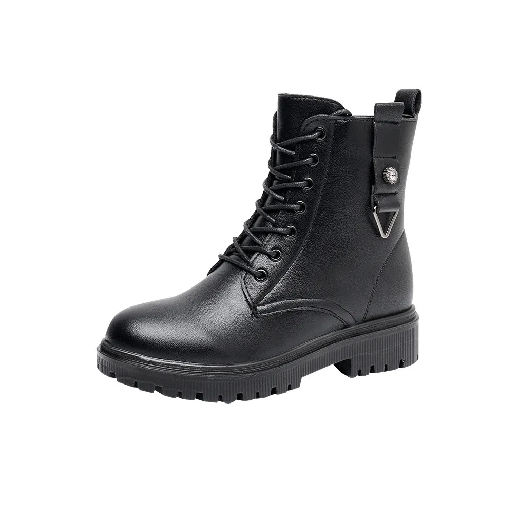 Captain Illy Short Martin Boot Women's Black