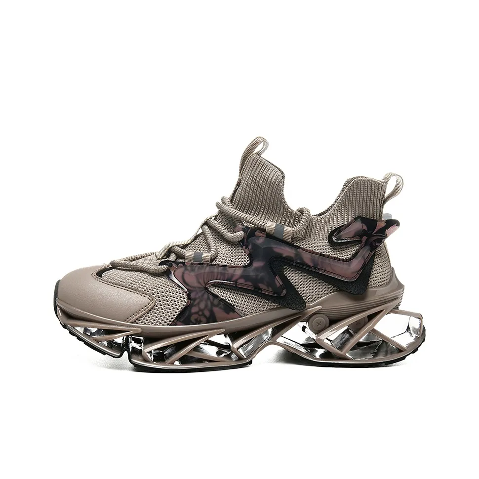 Bull Charm визуально увеличивает рост противоскользящий устойчивый к истиранию MID топ толстая подошва кроссовки мужской