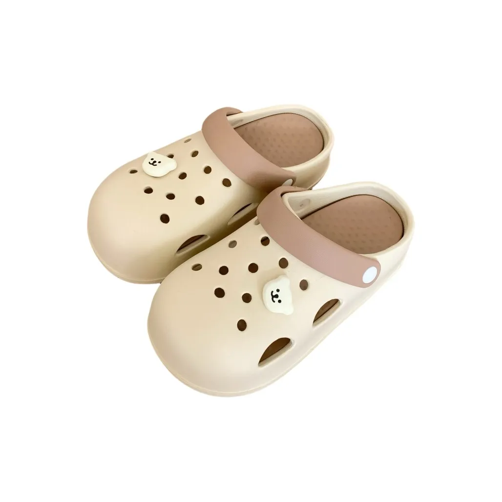 SHIGUDE Slippers Women's, Beige Yellow Brown