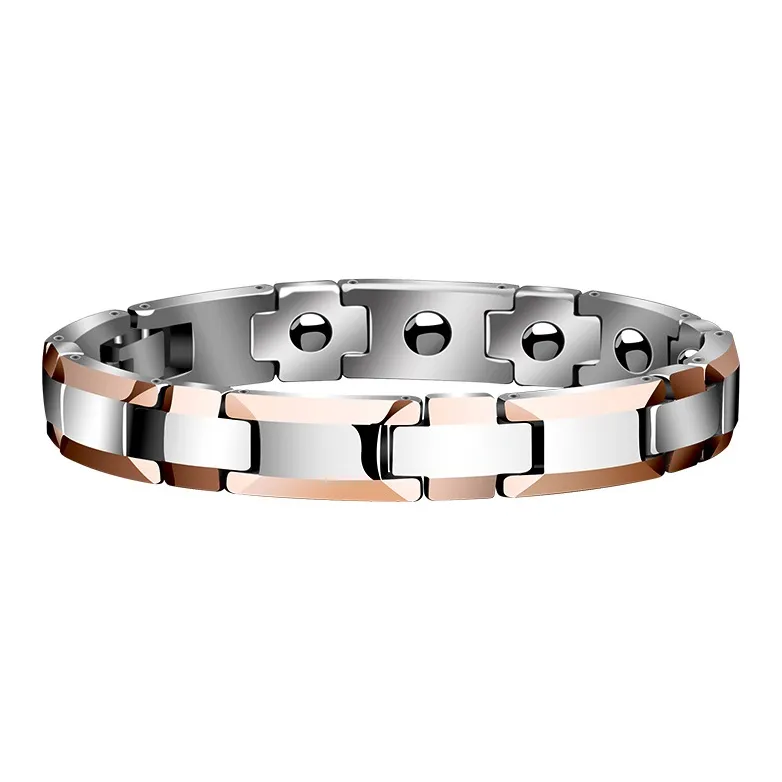 Saya 857 Тунгстен Золотой Браслеты Унисекс