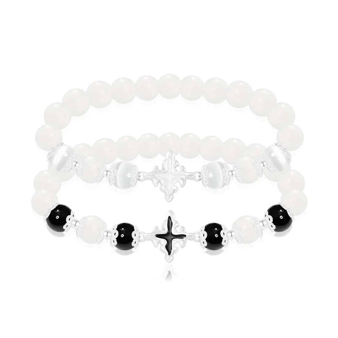 Cuz Strange Intention White Jade Bodhi Bracelets Unisex