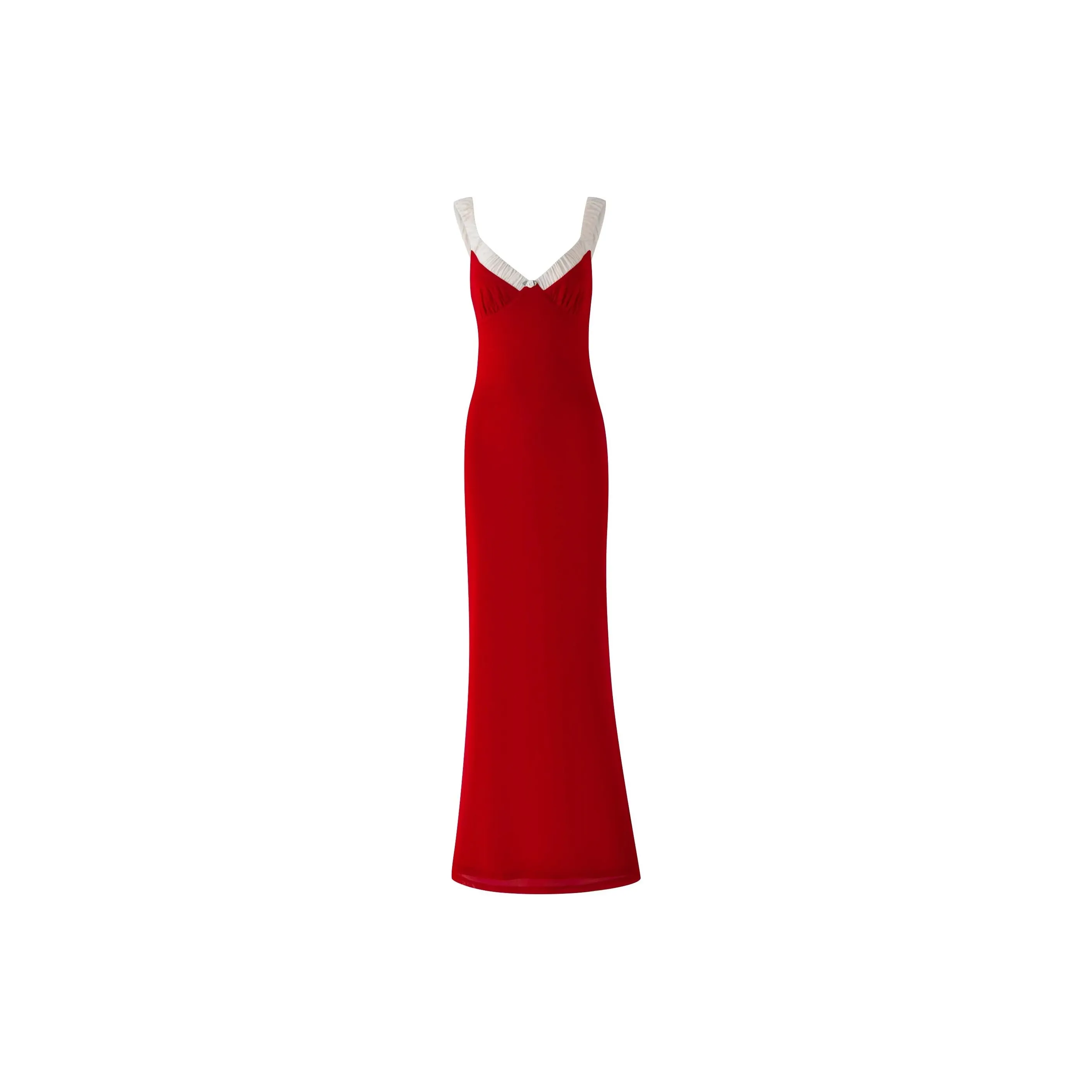 Tiger Mist AMARAN MAXI DRESS Slip Dresses Women's Red