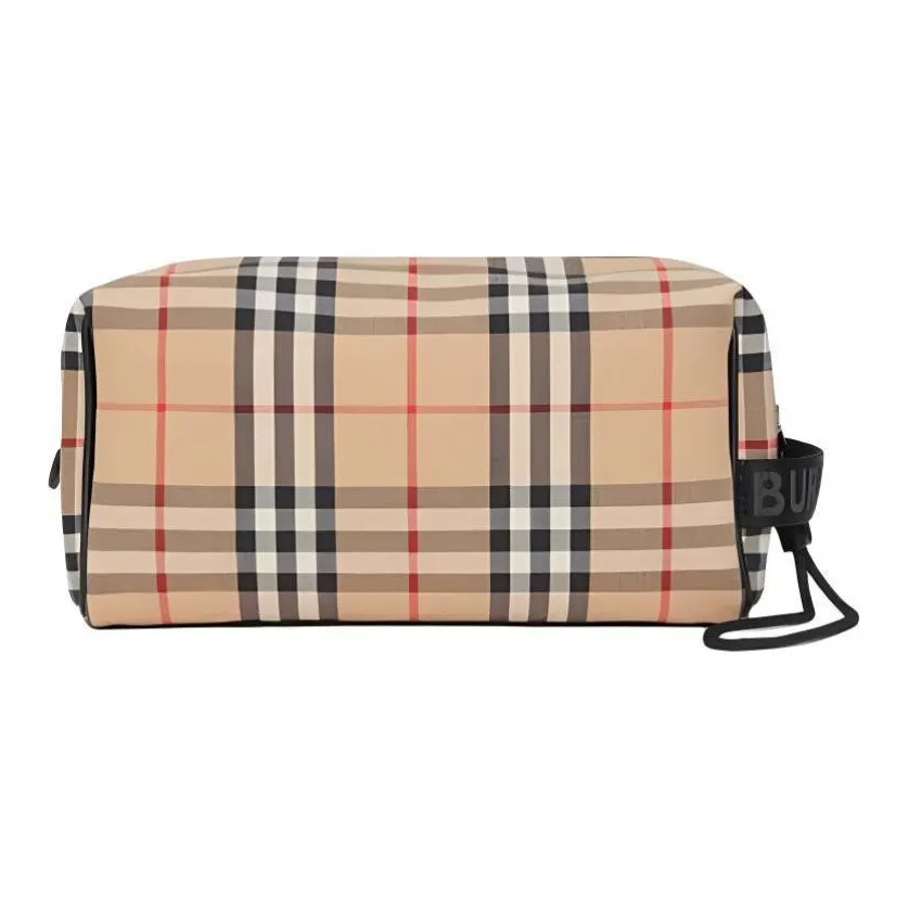 Burberry Travel Pouch Vintage Check Archive Beige