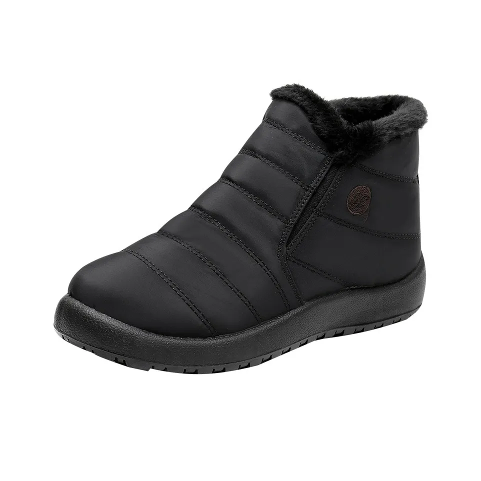 Captain Illy Warm Short Snow Boots Unisex Black