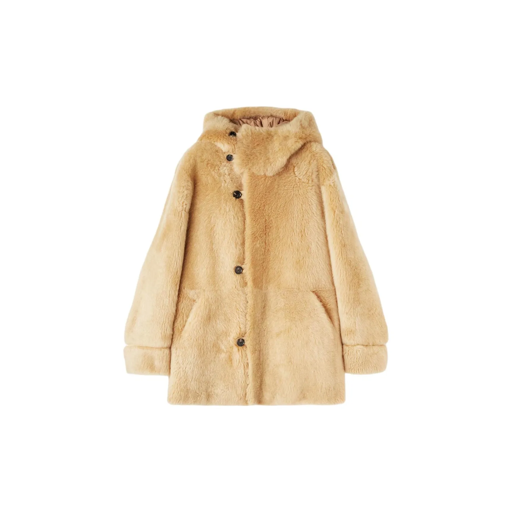 Loro Piana Velvet feel Coat Men's Dry Grass