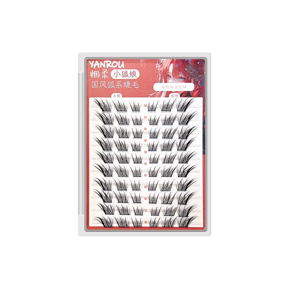 YANROU Китайский стиль Little Лиса Maiden Little Феникс Бессмертные Искусственные Надводки Thickening Стиль С подарками Инструменты