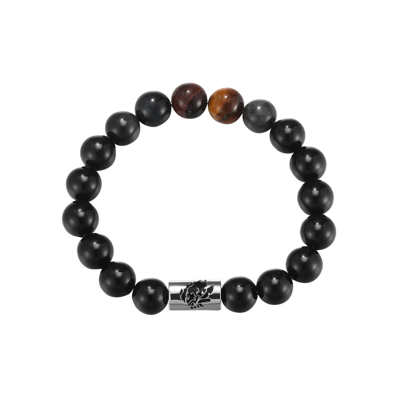 clect Agate & Chalcedony Beaded Bracelets Men's