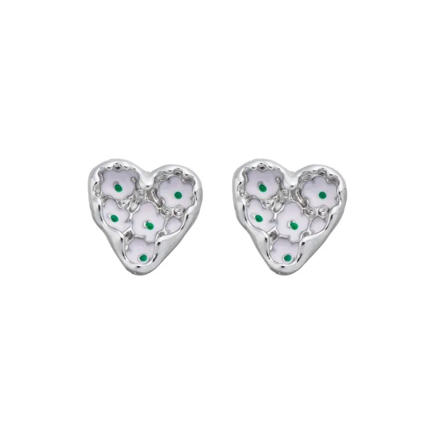 Серьги-гвоздики из стерлингового серебра 925 пробы KANSAI женские