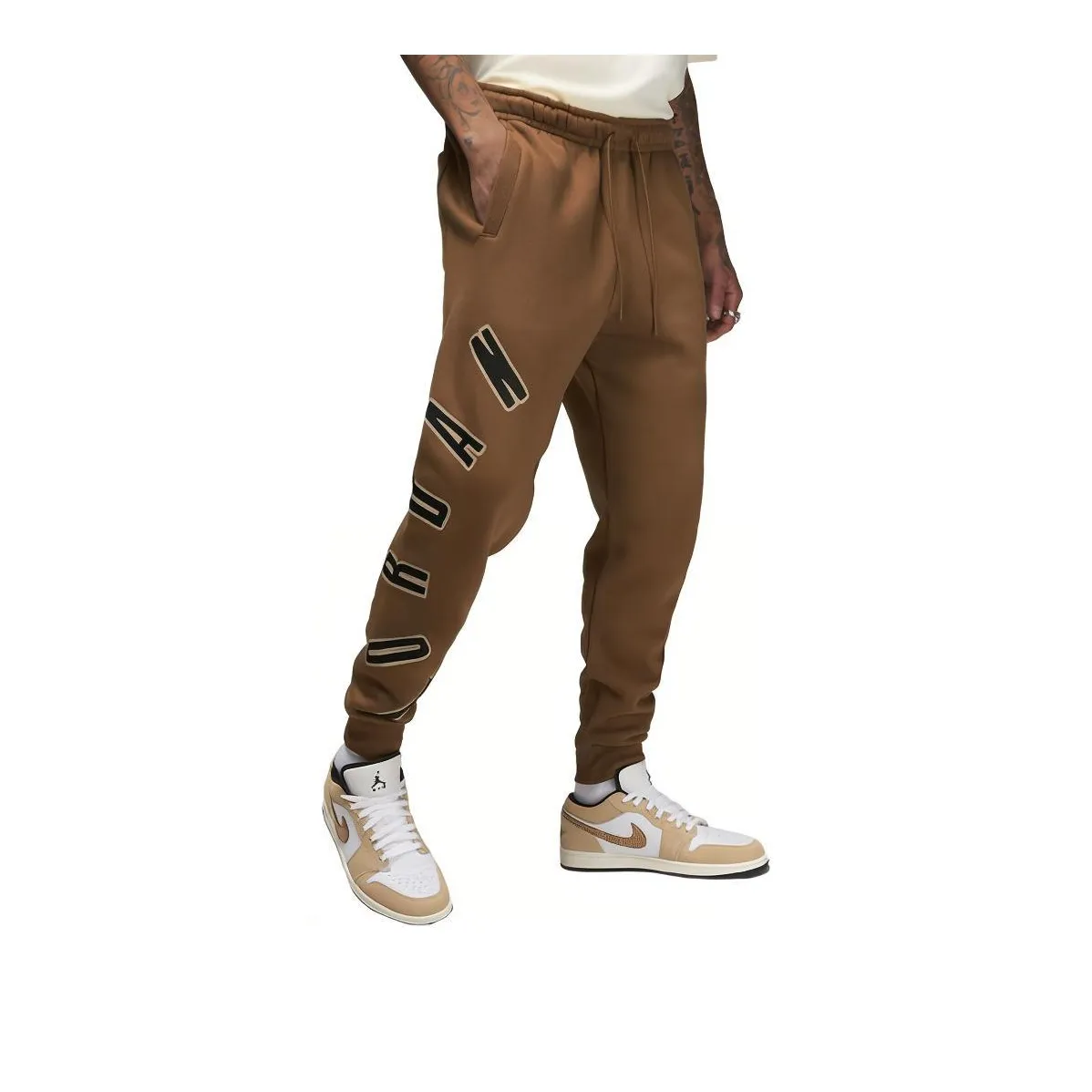 Jordan Flight MVP Knitted Sweatpants Men's Tan