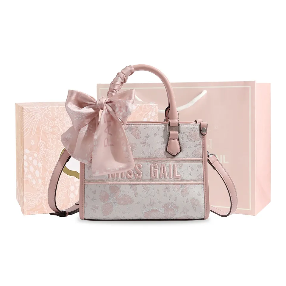 MISS GAIL Artificial Leather Shoulder Bag, Crossbody Bag, Handbag Regular Women's Pink