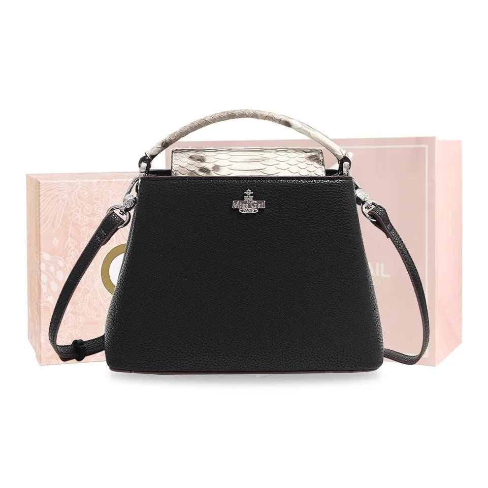 MISS GAIL Сумка через плечо из искусственной кожи сумка обычного размера женская черная