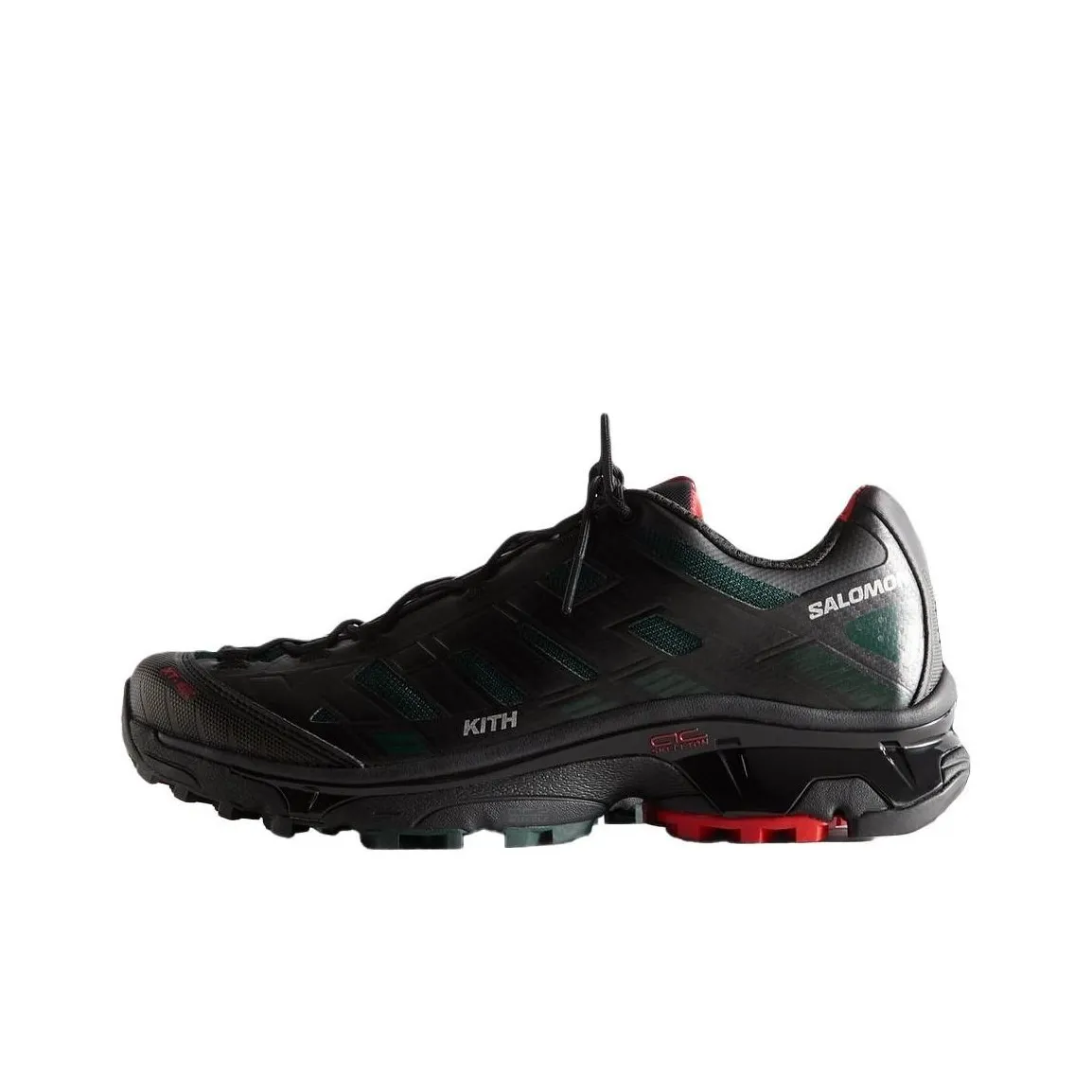 KITH Collaboration x SALOMON XT Voyager Low Топ Повседневный Городской Коммутирование Беговые кроссовки Унисекс Черный Зеленый
