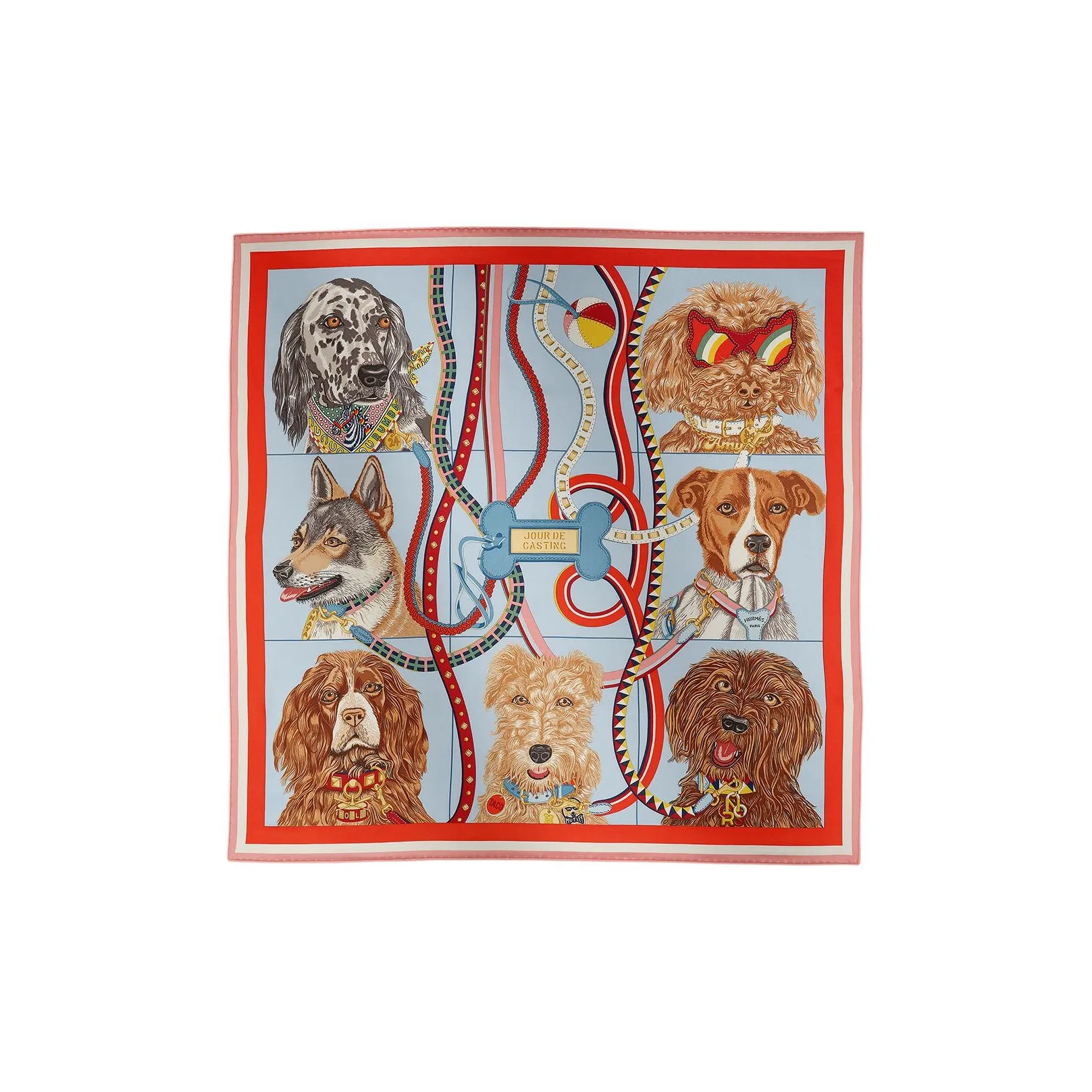 HERMES Шелковые шарфы для женщин многоцветные